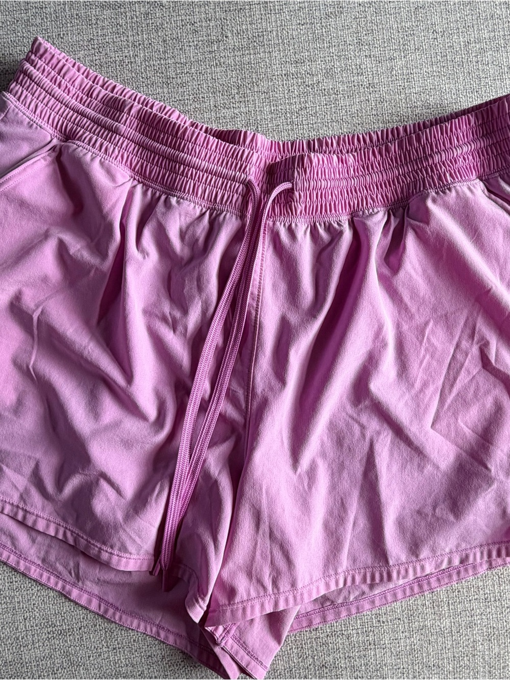 Women’s Pink Athletic Drawcord Shorts